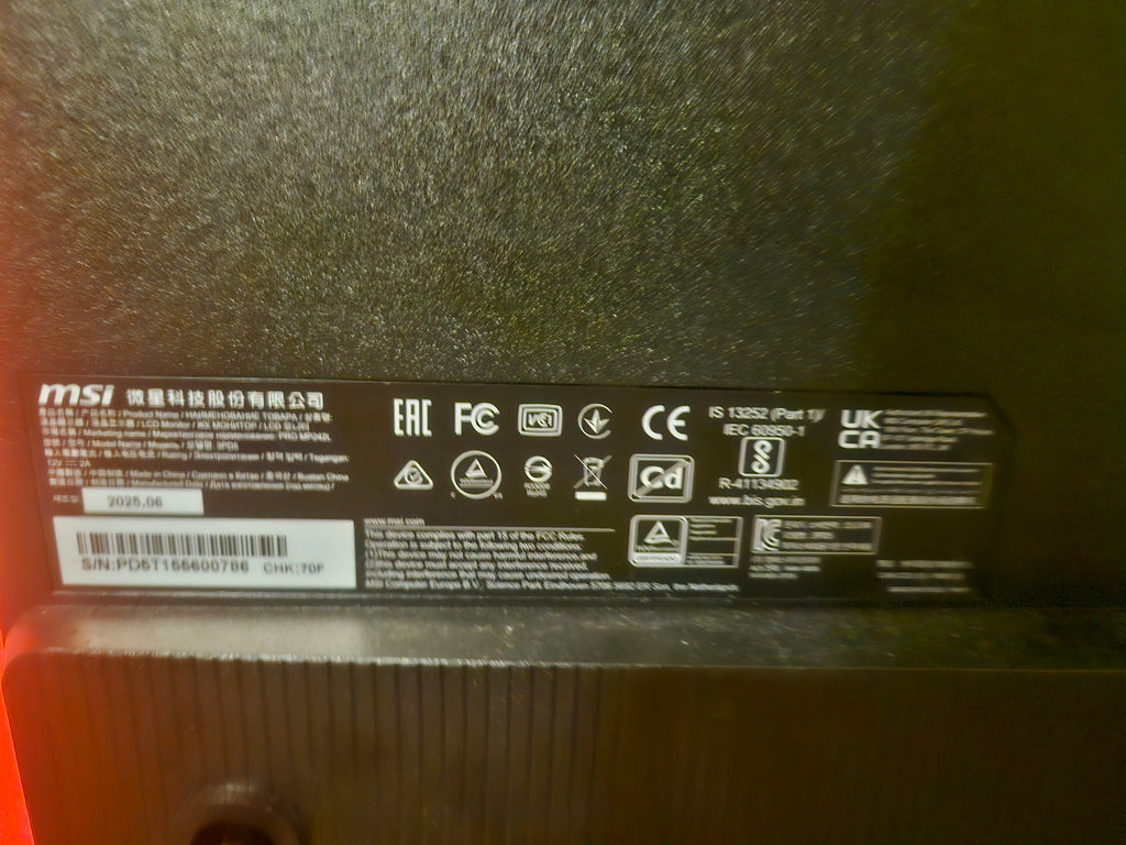 Monitor MSI gaming